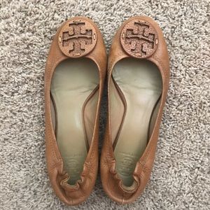 Tory Burch tan flats
